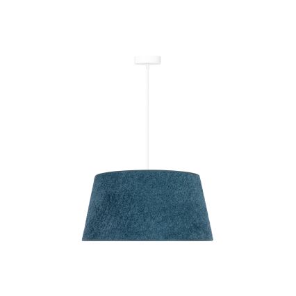 Duolla - Lámpara colgante BOUCLE 1xE27/15W/230V diá. 50 cm turquesa