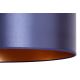 Duolla - Lámpara colgante CANNES 1xE27/15W/230V diá. 45 cm azul/cobre