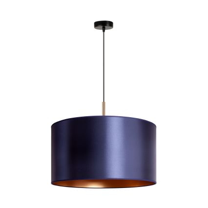 Duolla - Lámpara colgante CANNES 1xE27/15W/230V diá. 45 cm azul/cobre