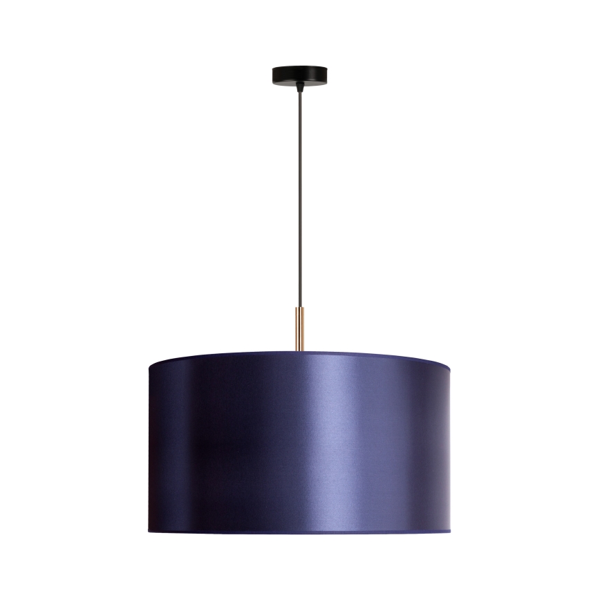 Duolla - Lámpara colgante CANNES 1xE27/15W/230V diá. 45 cm azul/cobre