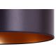 Duolla - Lámpara colgante CANNES 1xE27/15W/230V diá. 45 cm negro/cobre