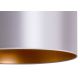 Duolla - Lámpara colgante CANNES 1xE27/15W/230V diá. 45 cm plata/cobre