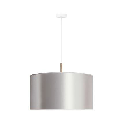 Duolla - Lámpara colgante CANNES 1xE27/15W/230V diá. 45 cm plata/cobre