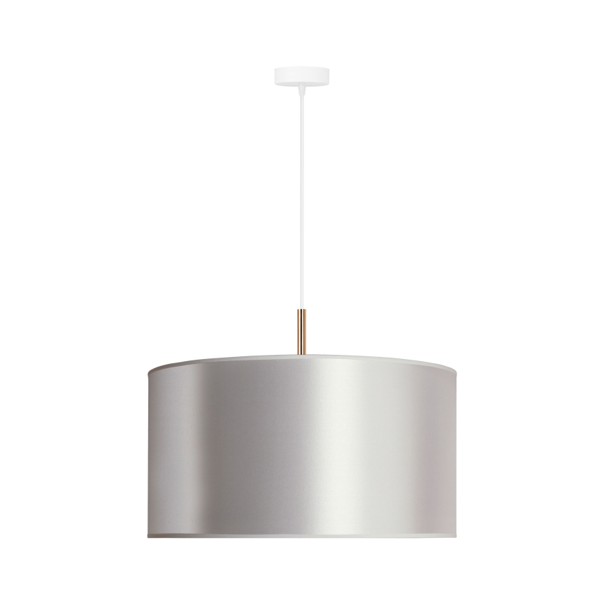 Duolla - Lámpara colgante CANNES 1xE27/15W/230V diá. 45 cm plata/cobre