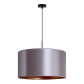 Duolla - Lámpara colgante CANNES 1xE27/15W/230V diá. 45 cm plata/cobre