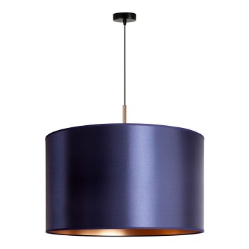 Duolla - Lámpara colgante CANNES 1xE27/15W/230V diá. 50 cm azul/cobre