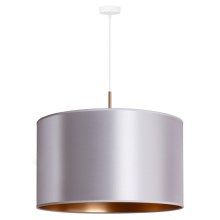 Duolla - Lámpara colgante CANNES 1xE27/15W/230V diá. 50 cm plata/cobre