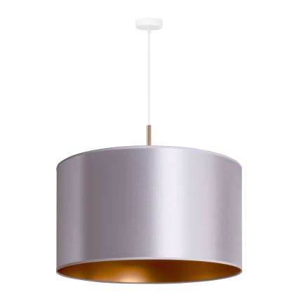 Duolla - Lámpara colgante CANNES 1xE27/15W/230V diá. 50 cm plata/cobre