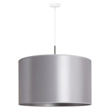 Duolla - Lámpara colgante CANNES 1xE27/15W/230V diá. 50 cm plata