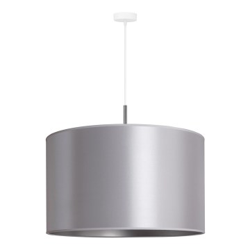 Duolla - Lámpara colgante CANNES 1xE27/15W/230V diá. 50 cm plata