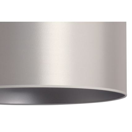 Duolla - Lámpara colgante CANNES 1xE27/15W/230V diá. 50 cm plata