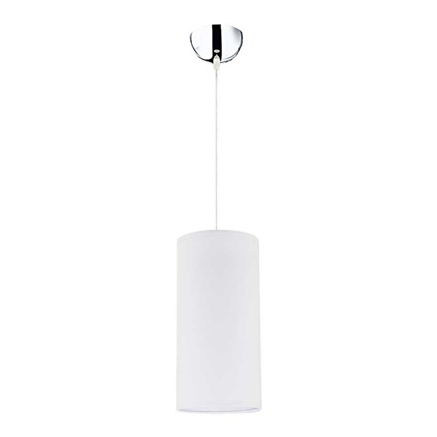 Duolla - Lámpara colgante CIGAR 1xE27/40W/230V diá. 15 cm blanco