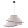 Duolla - Lámpara colgante COCO 1xE27/40W/230V diá. 50 cm blanco