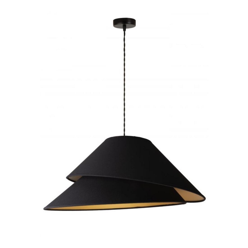 Duolla - Lámpara colgante COCO 1xE27/40W/230V diá. 50 cm negro