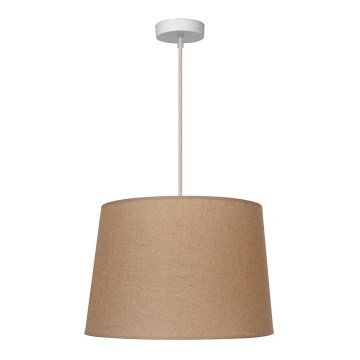 Duolla - Lámpara colgante CONE 1xE27/15W/230V diá. 40 cm marrón