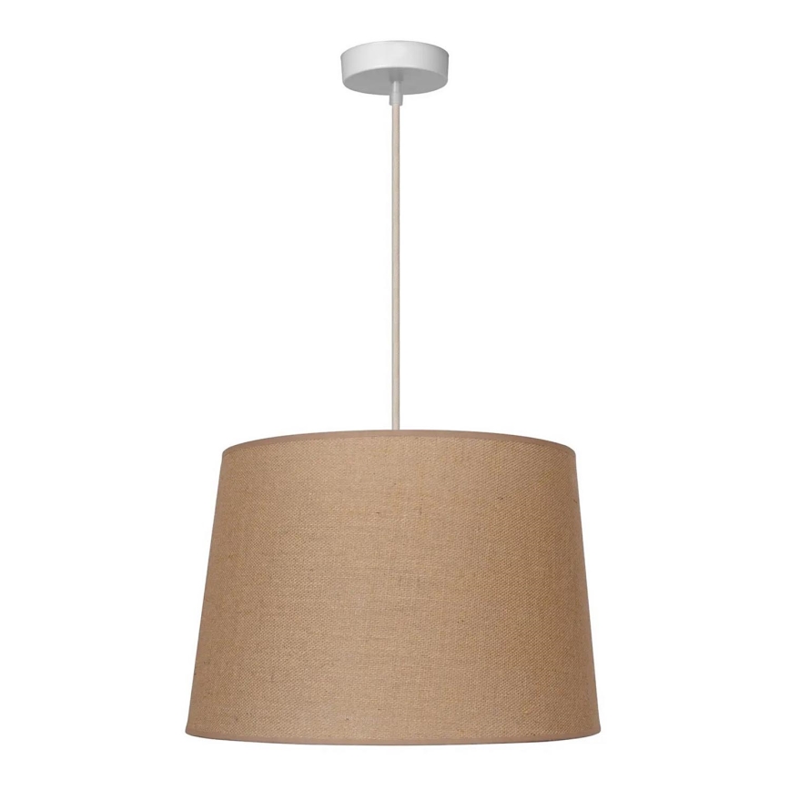 Duolla - Lámpara colgante CONE 1xE27/15W/230V diá. 40 cm marrón