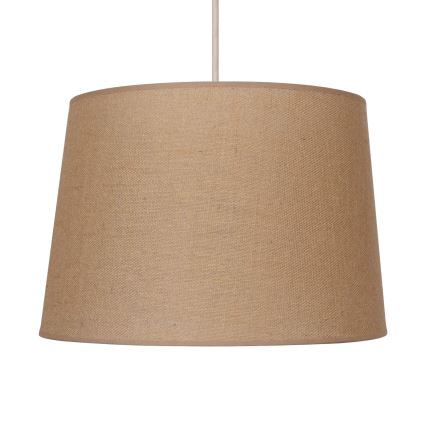 Duolla - Lámpara colgante CONE 1xE27/15W/230V diá. 40 cm marrón