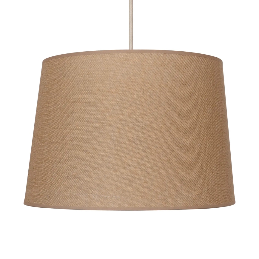 Duolla - Lámpara colgante CONE 1xE27/15W/230V diá. 40 cm marrón