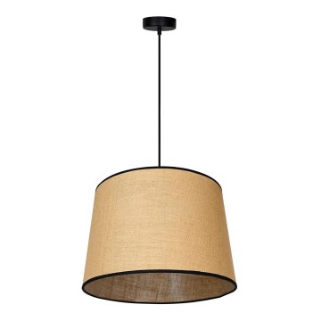 Duolla - Lámpara colgante CONE 1xE27/15W/230V diá. 40 cm marrón/negro