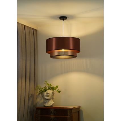 Duolla - Lámpara colgante COPPER SHINY 1xE27/15W/230V diá. 45 cm cobre