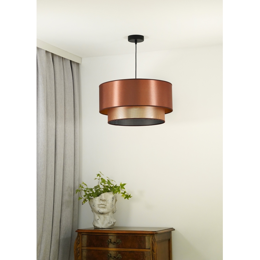 Duolla - Lámpara colgante COPPER SHINY 1xE27/15W/230V diá. 45 cm cobre