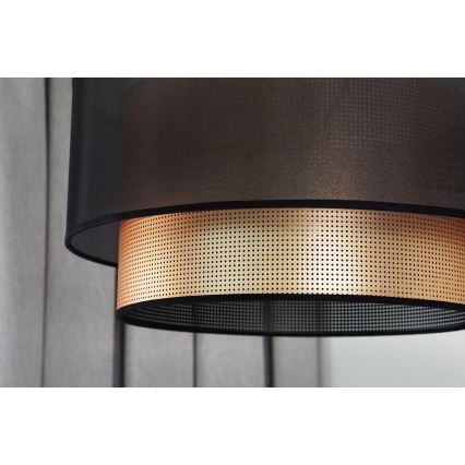 Duolla - Lámpara colgante COPPER SHINY 1xE27/15W/230V diá. 45 cm marrón/cobre
