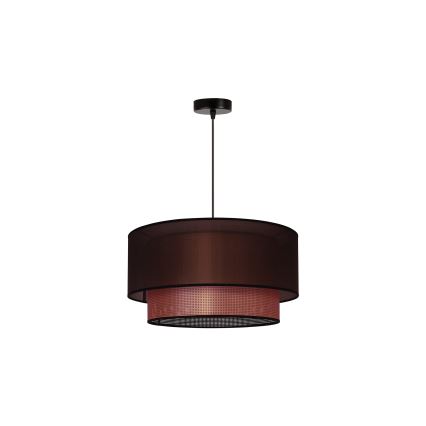 Duolla - Lámpara colgante COPPER SHINY 1xE27/15W/230V diá. 45 cm marrón/cobre