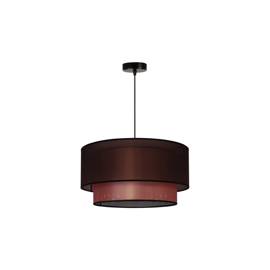 Duolla - Lámpara colgante COPPER SHINY 1xE27/15W/230V diá. 45 cm marrón/cobre