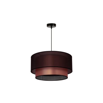Duolla - Lámpara colgante COPPER SHINY 1xE27/15W/230V diá. 45 cm marrón/cobre