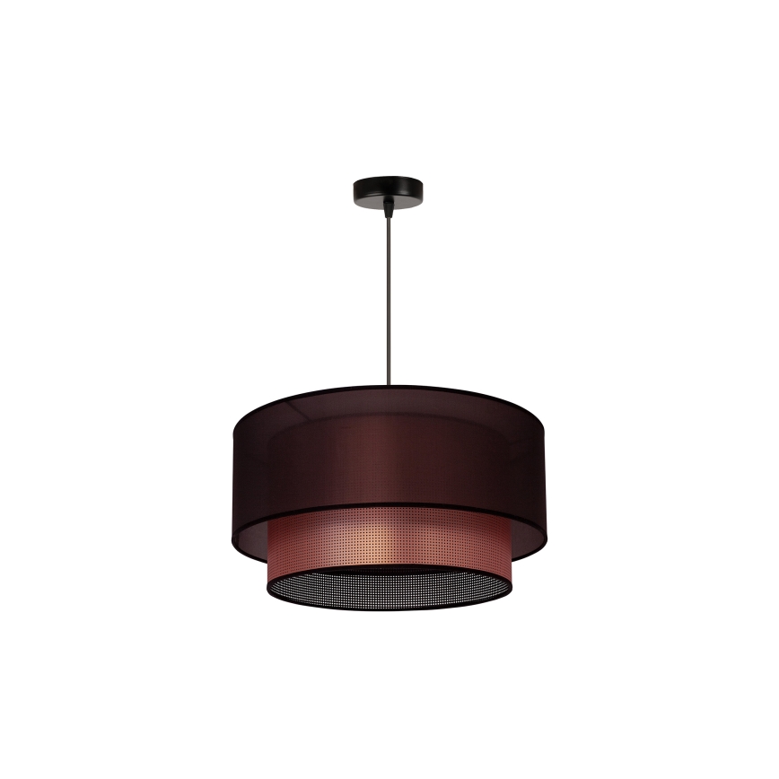 Duolla - Lámpara colgante COPPER SHINY 1xE27/15W/230V diá. 45 cm marrón/cobre