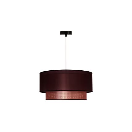 Duolla - Lámpara colgante COPPER SHINY 1xE27/15W/230V diá. 45 cm marrón/cobre