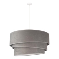 Duolla - Lámpara colgante DEVON 1xE27/40W/230V diá. 45 cm gris