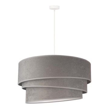 Duolla - Lámpara colgante DEVON 1xE27/40W/230V diá. 45 cm gris