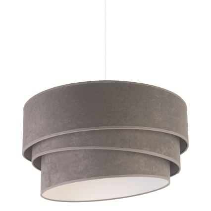Duolla - Lámpara colgante DEVON 1xE27/40W/230V diá. 45 cm gris