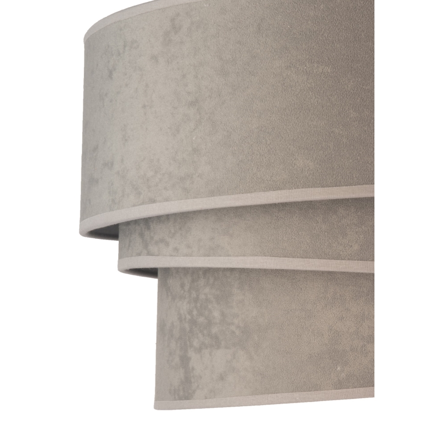 Duolla - Lámpara colgante DEVON 1xE27/40W/230V diá. 45 cm gris
