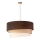 Duolla - Lámpara colgante DEVON 1xE27/40W/230V diá. 45 cm marrón/beige