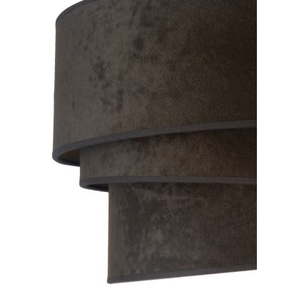 Duolla - Lámpara colgante DEVON 1xE27/40W/230V diá. 45 cm negro/dorado