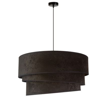 Duolla - Lámpara colgante DEVON 1xE27/40W/230V diá. 45 cm negro/dorado