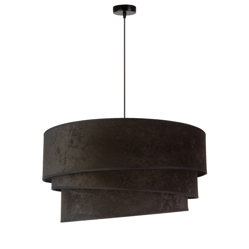 Duolla - Lámpara colgante DEVON 1xE27/40W/230V diá. 45 cm negro/dorado