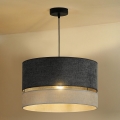 Duolla - Lámpara colgante DOUBLE 1xE27/15W/230V diá. 40 cm gris