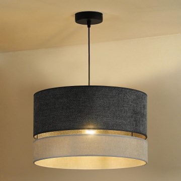 Duolla - Lámpara colgante DOUBLE 1xE27/15W/230V diá. 40 cm gris
