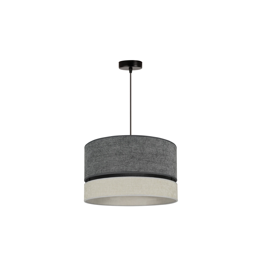 Duolla - Lámpara colgante DOUBLE 1xE27/15W/230V diá. 40 cm gris