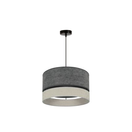 Duolla - Lámpara colgante DOUBLE 1xE27/15W/230V diá. 40 cm gris
