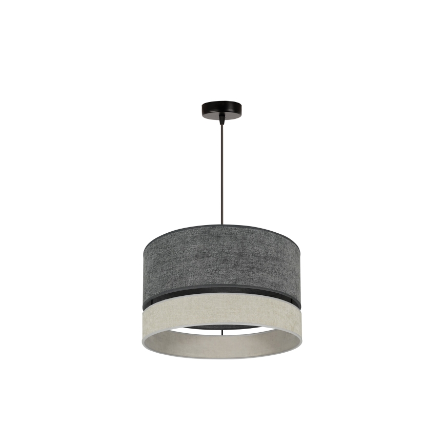 Duolla - Lámpara colgante DOUBLE 1xE27/15W/230V diá. 40 cm gris