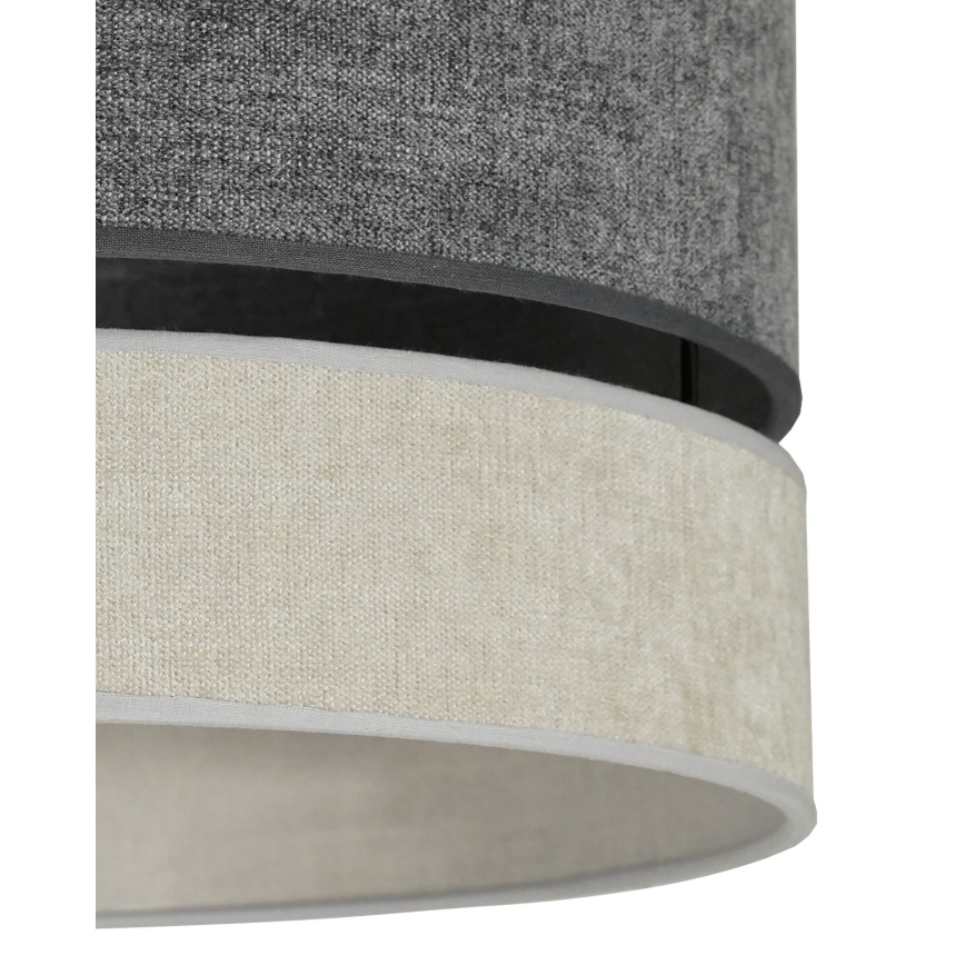 Duolla - Lámpara colgante DOUBLE 1xE27/15W/230V diá. 40 cm gris
