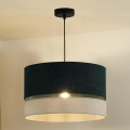 Duolla - Lámpara colgante DOUBLE 1xE27/15W/230V diá. 40 cm verde/gris