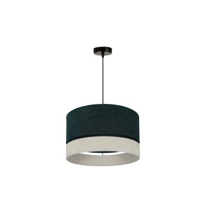 Duolla - Lámpara colgante DOUBLE 1xE27/15W/230V diá. 40 cm verde/gris