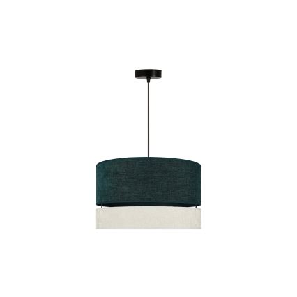 Duolla - Lámpara colgante DOUBLE 1xE27/15W/230V diá. 40 cm verde/gris