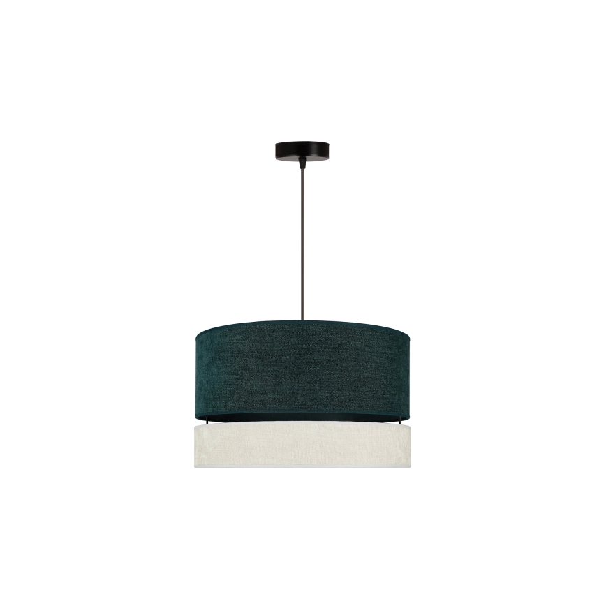 Duolla - Lámpara colgante DOUBLE 1xE27/15W/230V diá. 40 cm verde/gris