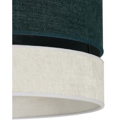 Duolla - Lámpara colgante DOUBLE 1xE27/15W/230V diá. 40 cm verde/gris